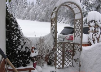 Terrasse / Balkon 'terasse im winter'