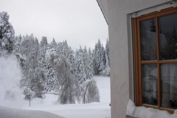 terasse im winter